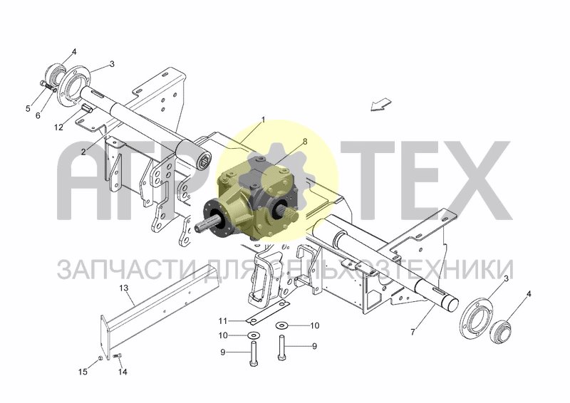 Чертеж CROSS FRAME