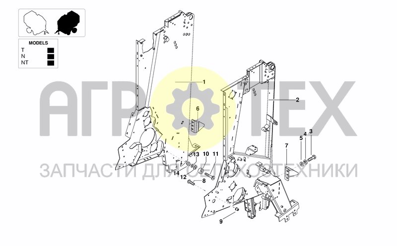 Чертеж FRONT FRAME