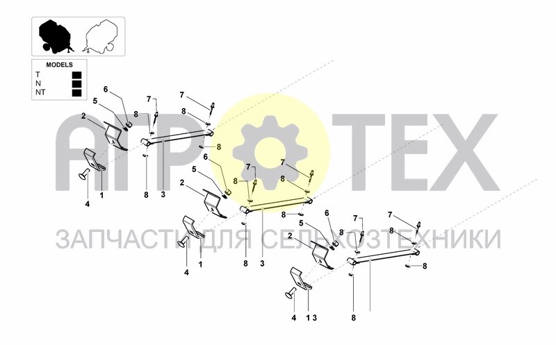 Чертеж STRIPS FOR NET CONTAINMENT