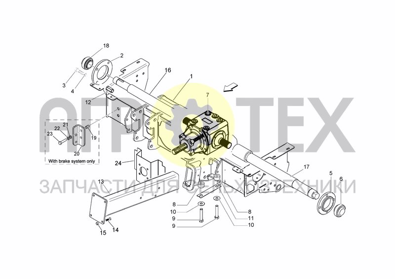 Чертеж CROSS FRAME