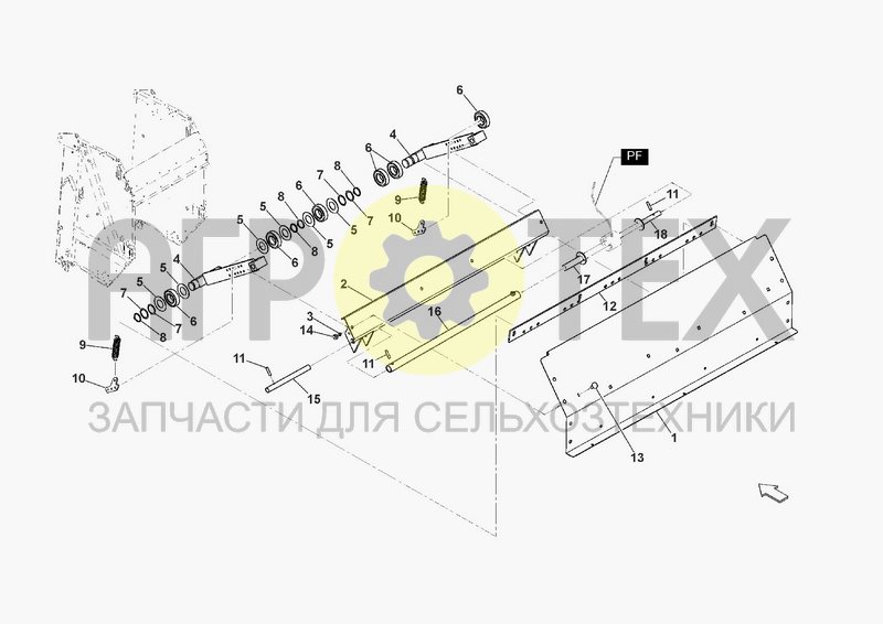 Чертеж FILLING CHAMBER INDICATORS