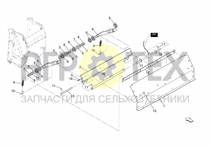 Чертеж BALE SHAPE INDICATORS