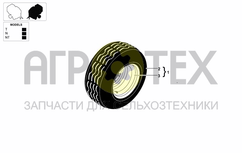 Чертеж TYRES  11.5/80-15