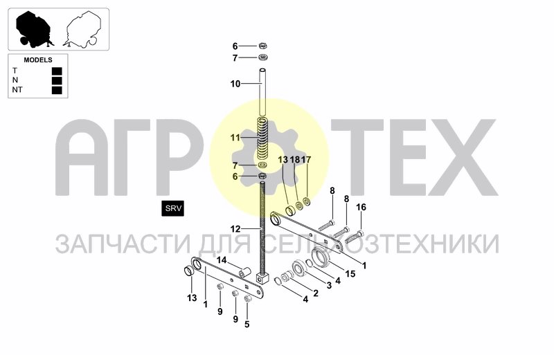 Чертеж TRANSMISSION RH COUNTERSHAFT