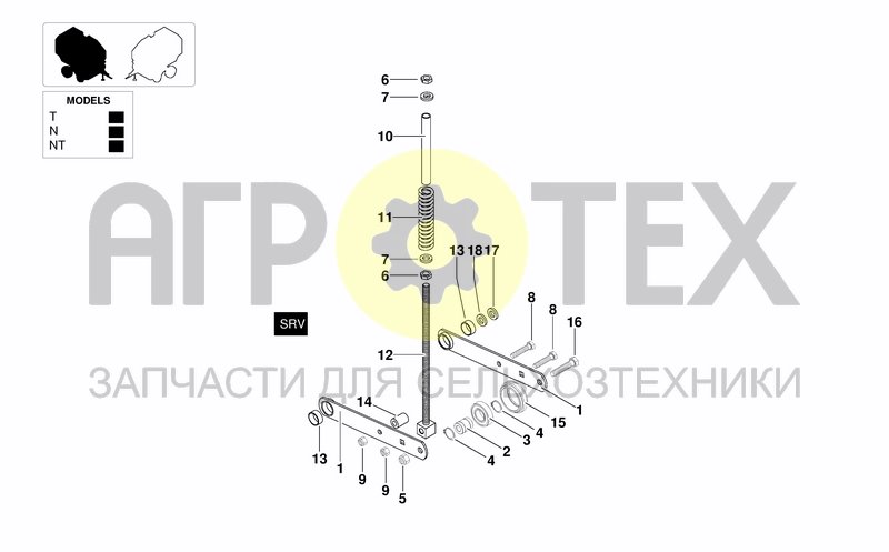 Чертеж TRANSMISSION RH COUNTERSHAFT