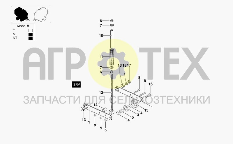 Чертеж TRANSMISSION RH COUNTERSHAFT