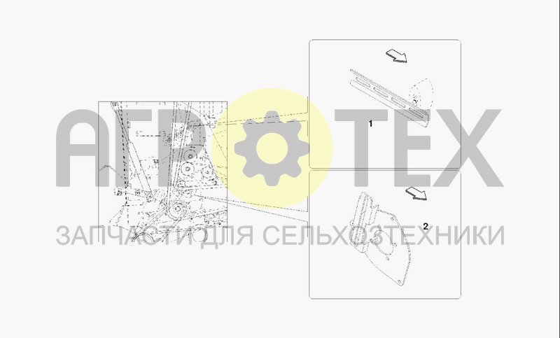 Чертеж TRANSMISSION RH COUNTERSHAFT