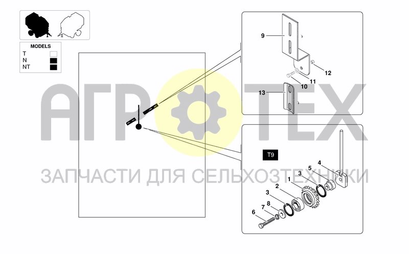 Чертеж DOUBLE COUNTERSHAFT TRANSMISSION