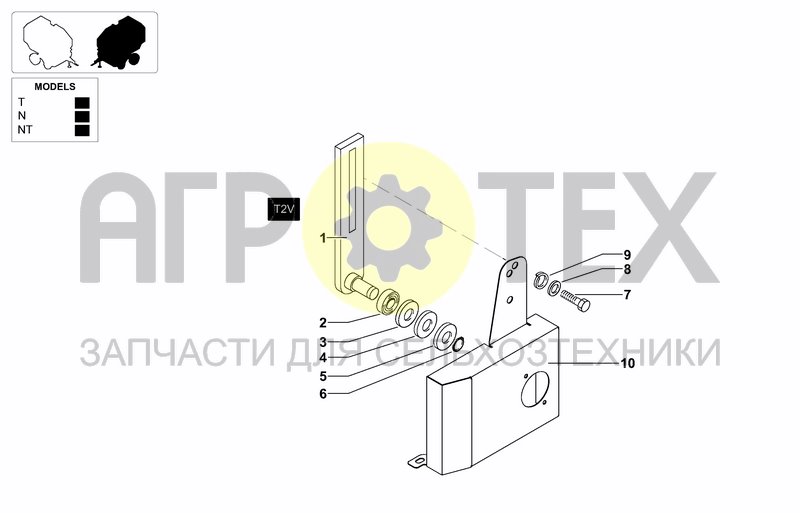 Чертеж TRANSMISSION ROLLER M1