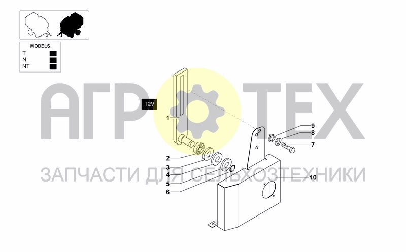 Чертеж TRANSMISSION ROLLER M1