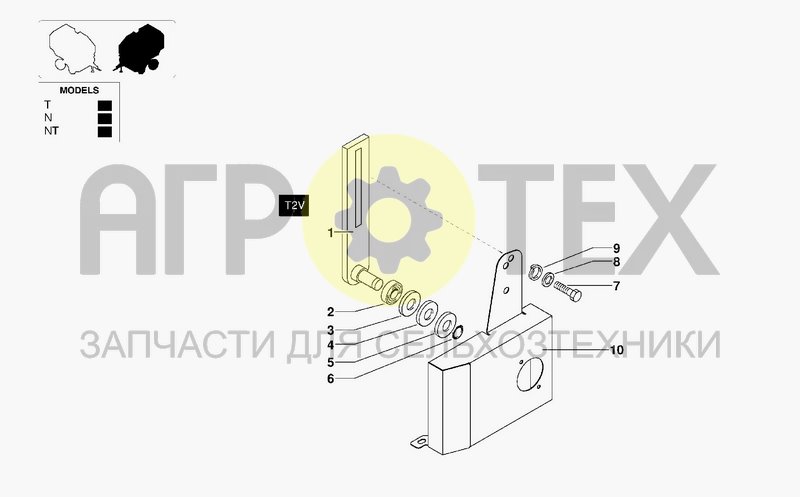 Чертеж TRANSMISSION ROLLER M1