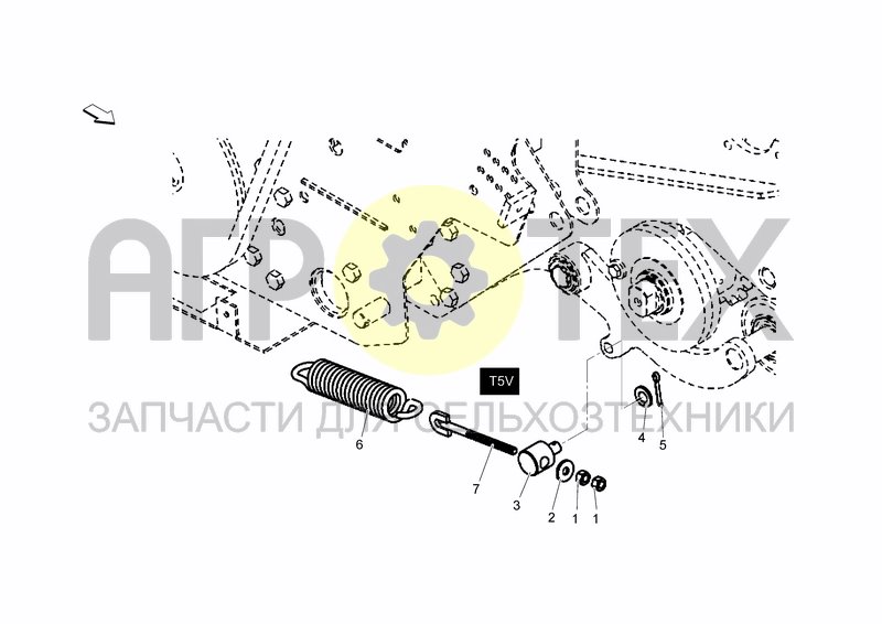 Чертеж PICKUP TRANSMISSION