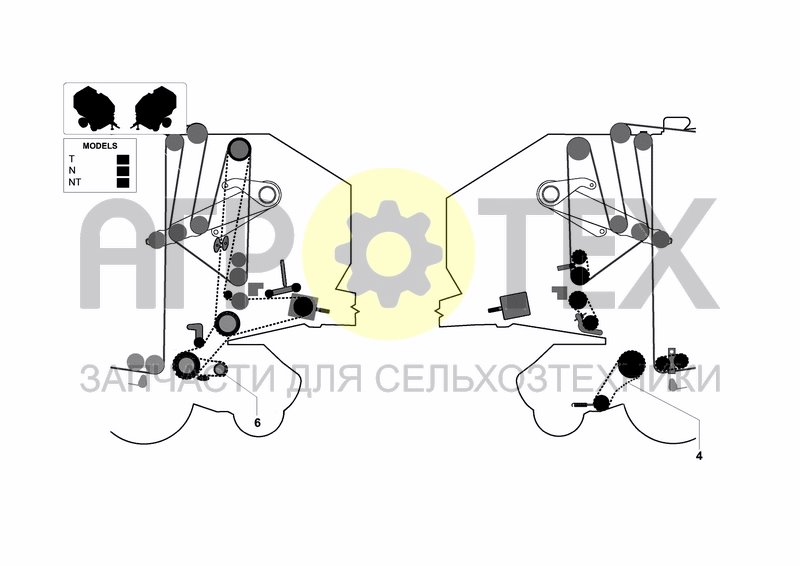 Чертеж ROLLER TRANSMISSION