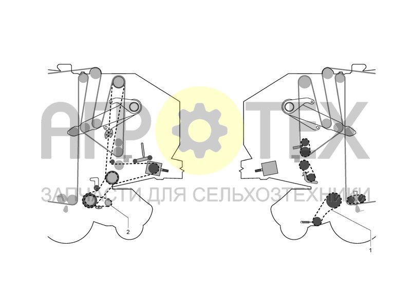 Чертеж ROLLER TRANSMISSION