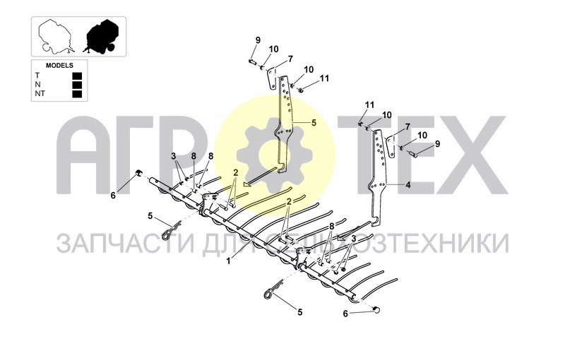 Чертеж PICKUP DEFLECTOR