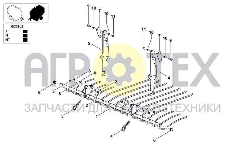 Чертеж PICKUP DEFLECTOR