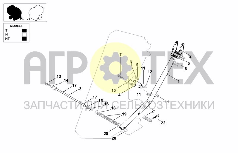 Чертеж TWINE BRAKE DEVICE