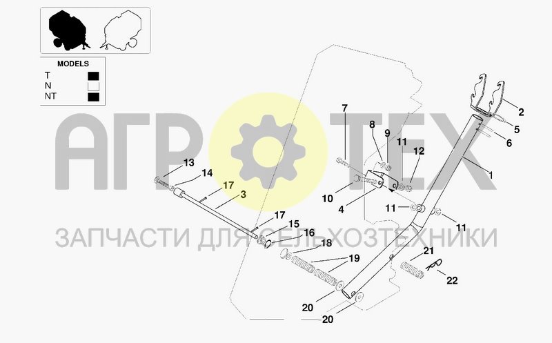 Чертеж TWINE BRAKE DEVICE