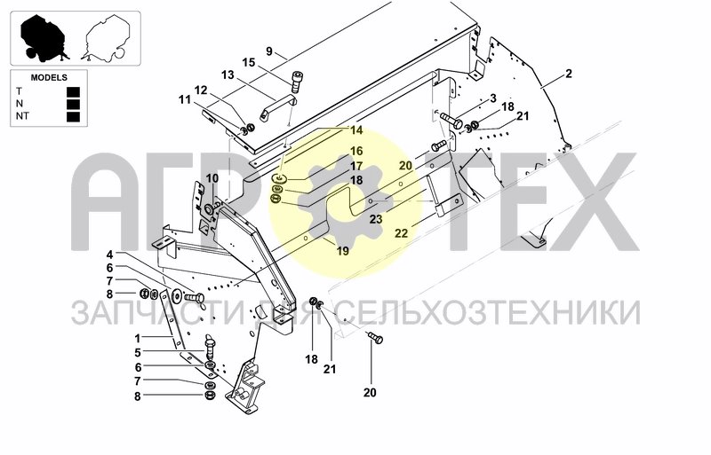 Чертеж FRONT FRAME/BINDING UNITS GUARDS