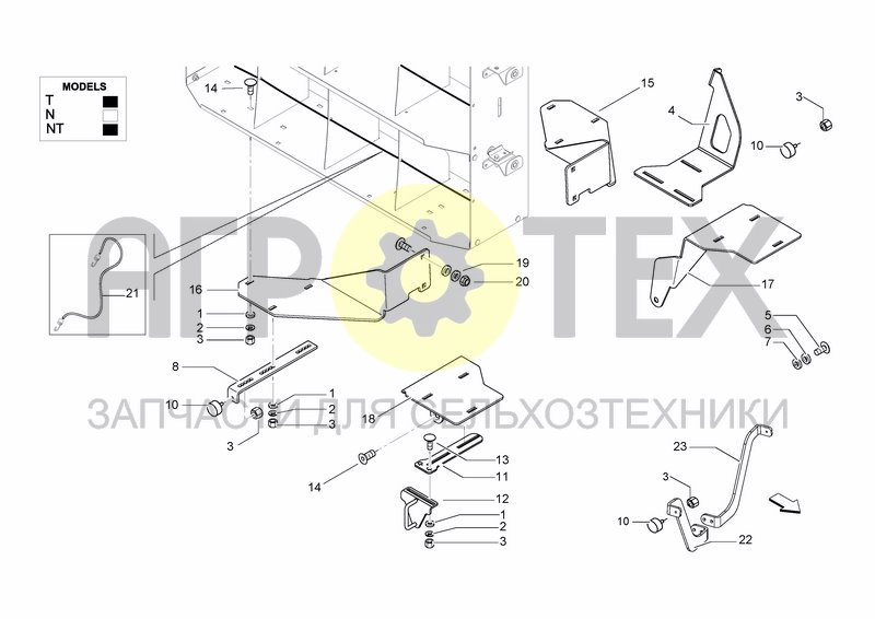 Чертеж SHIELDING CATCH PLATES AND BUMP STOPS