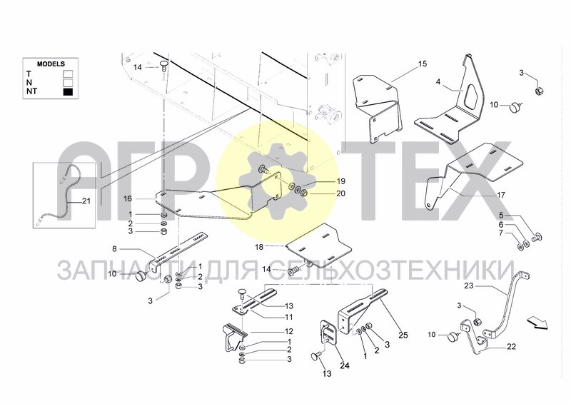 Чертеж SHIELDING CATCH PLATES AND BUMP STOPS