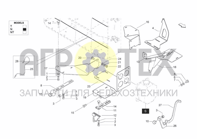 Чертеж SHIELDING CATCH PLATES AND BUMP STOPS