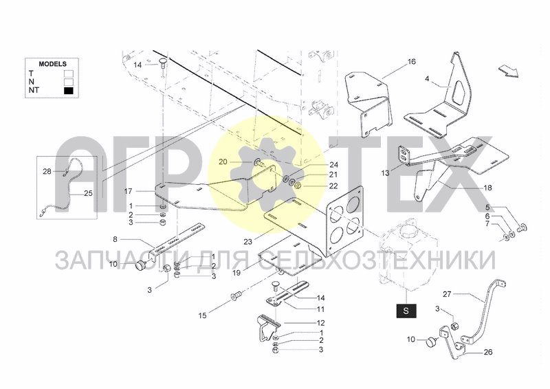 Чертеж SHIELDING CATCH PLATES AND BUMP STOPS