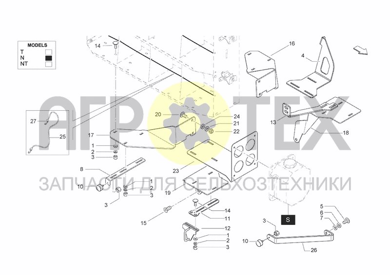 Чертеж SHIELDING CATCH PLATES AND BUMP STOPS