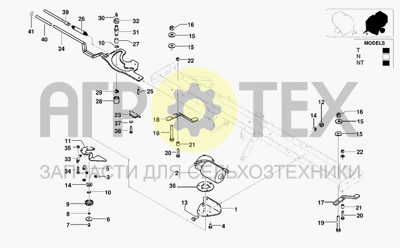 Чертеж TWINE BINDING UNIT