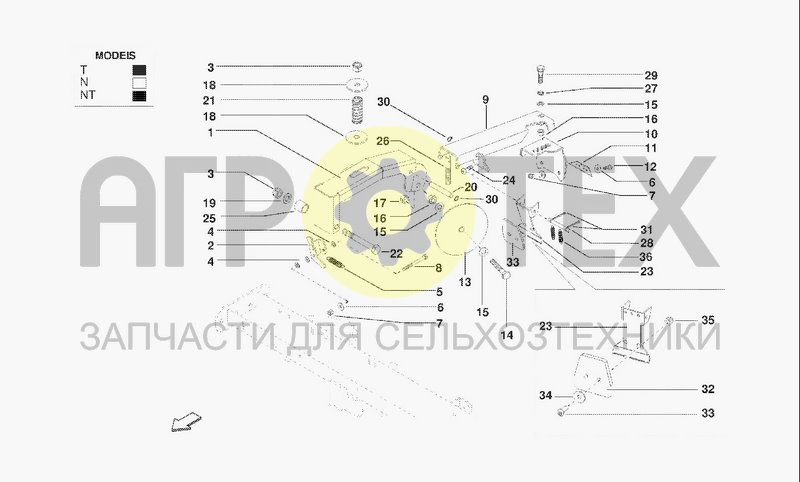 Чертеж TWINE BINDING UNIT