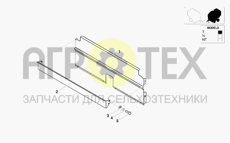 Чертеж WIND-GUARD SHIELDINGS FOR TWINE UNIT