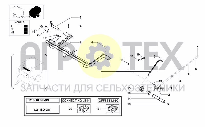 Чертеж TWINE/NET INJECTION DEVICE