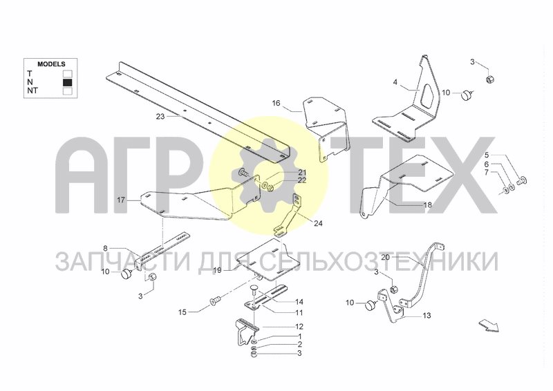 Чертеж SHIELDING CATCH PLATES AND BUMP STOPS