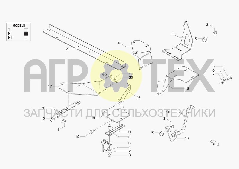 Чертеж SHIELDING CATCH PLATES AND BUMP STOPS