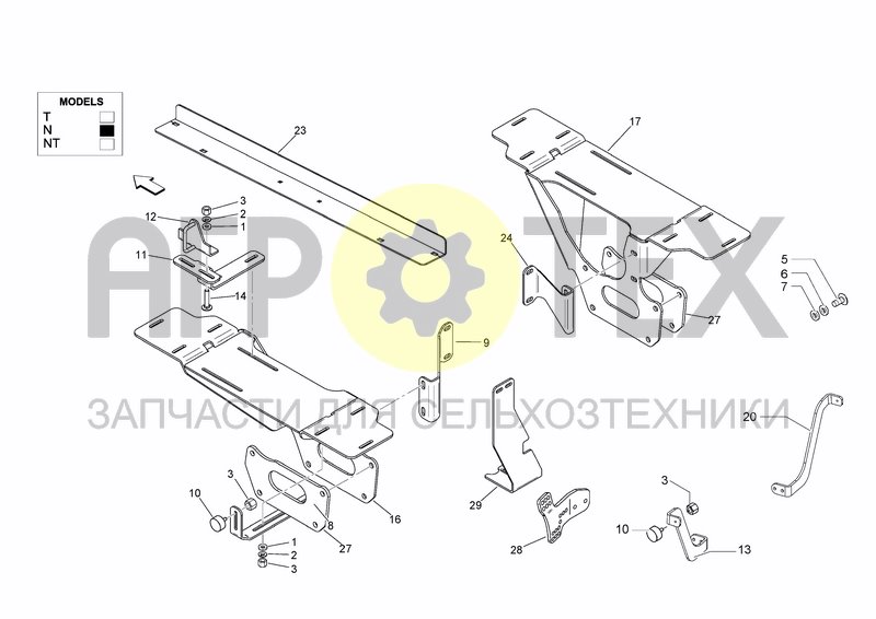 Чертеж SHIELDING CATCH PLATES AND BUMP STOPS