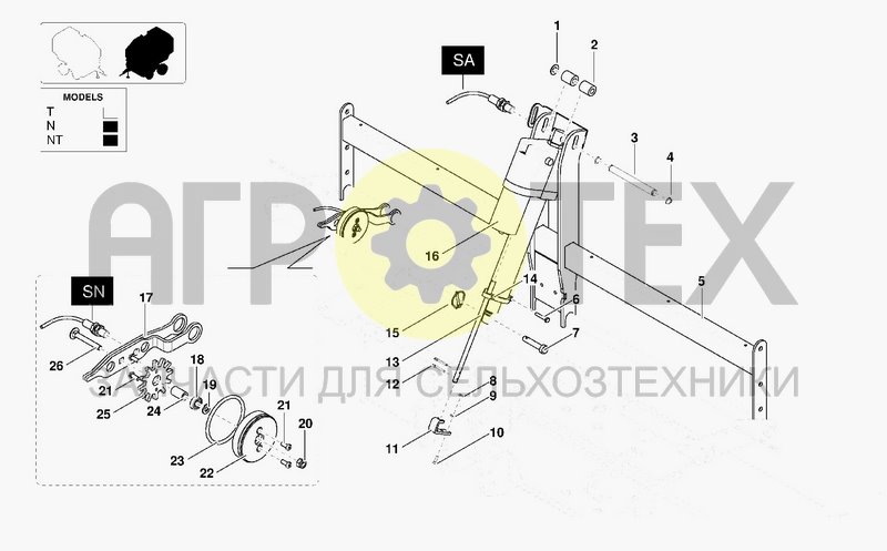 Чертеж NET BINDING UNIT