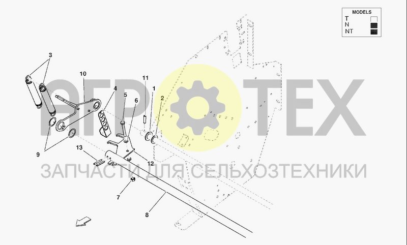 Чертеж BRAKE FOT NET ROLL