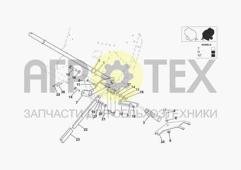 Чертеж BRAKE FOR NET ROLL