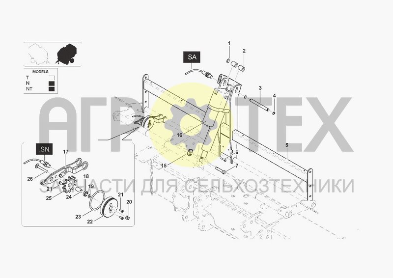 Чертеж NET BINDING UNIT