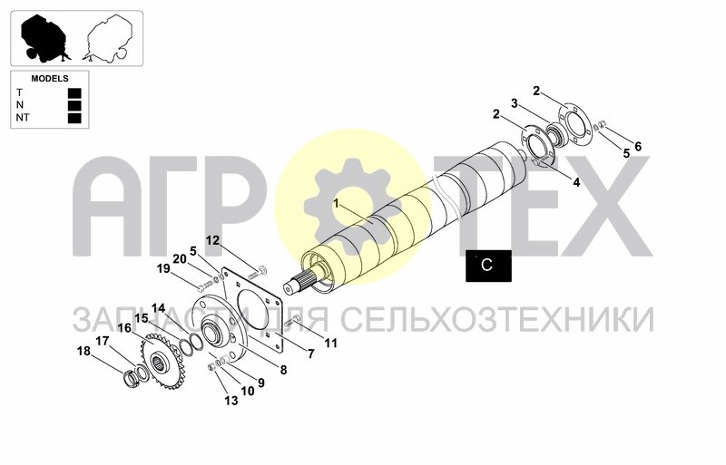 Чертеж ROLLER C