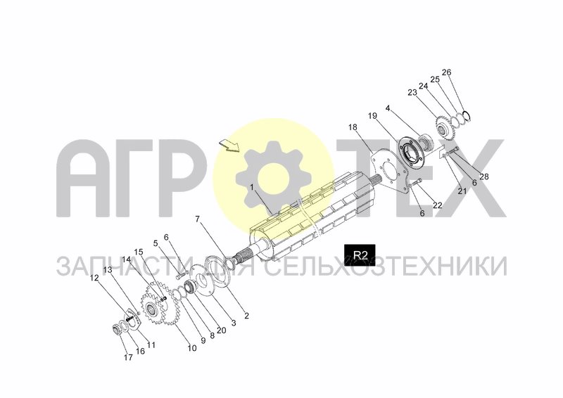 Чертеж ROLLER R2