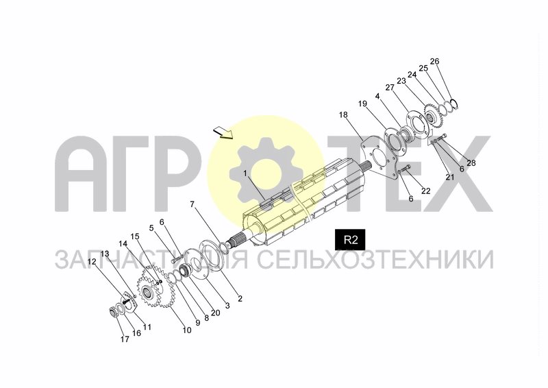 Чертеж ROLLER R2