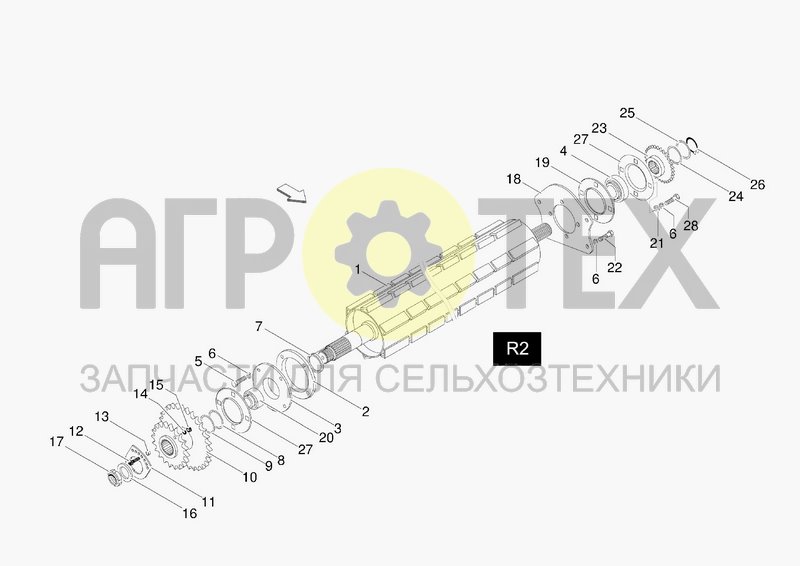 Чертеж ROLLER R2