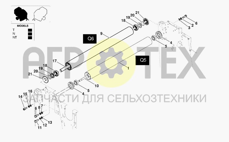 Чертеж ROLLER Q5 - ROLLER Q6