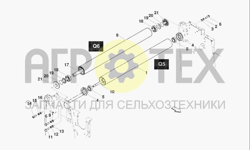 Чертеж ROLLER Q5 - ROLLER Q6