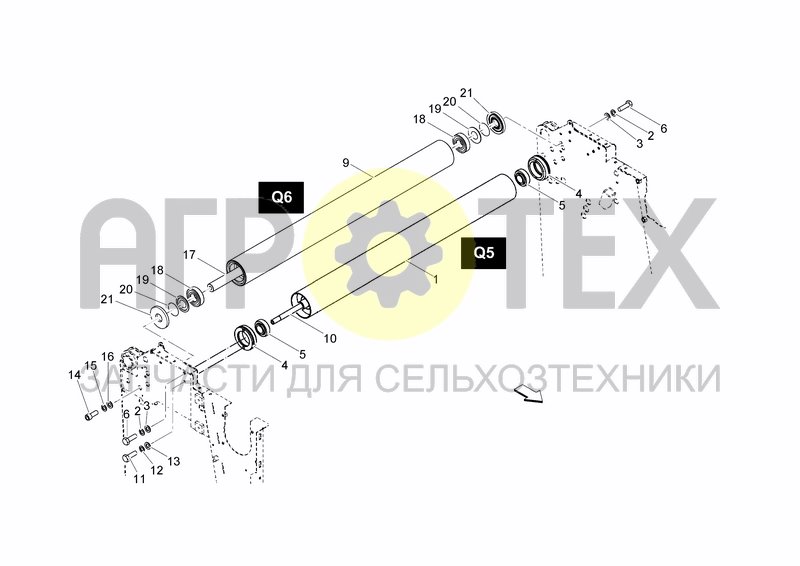 Чертеж ROLLER Q5 - ROLLER Q6