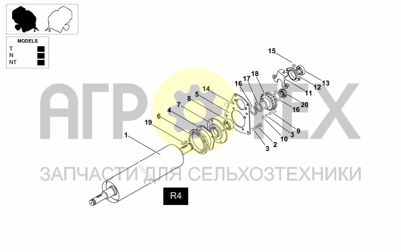 Чертеж ROLLER R4