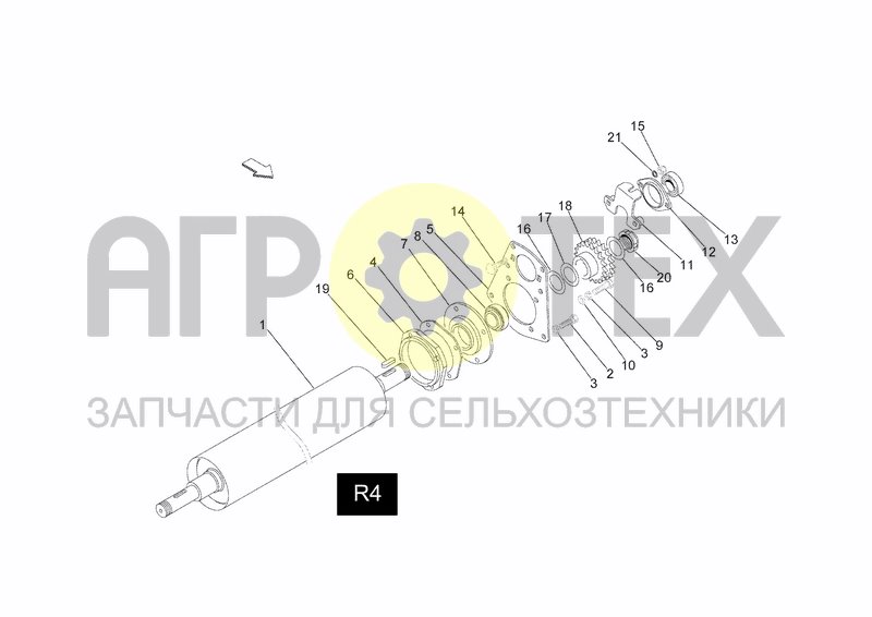 Чертеж ROLLER R4