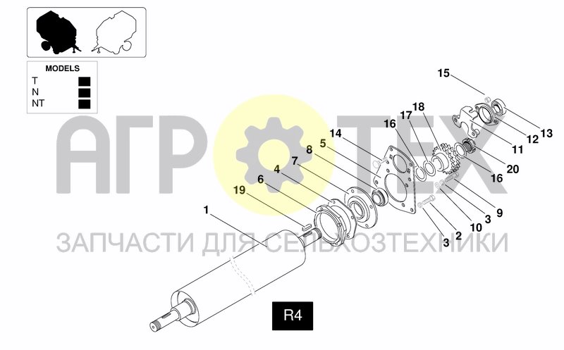 Чертеж ROLLER R4