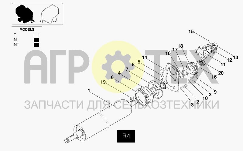 Чертеж ROLLER R4